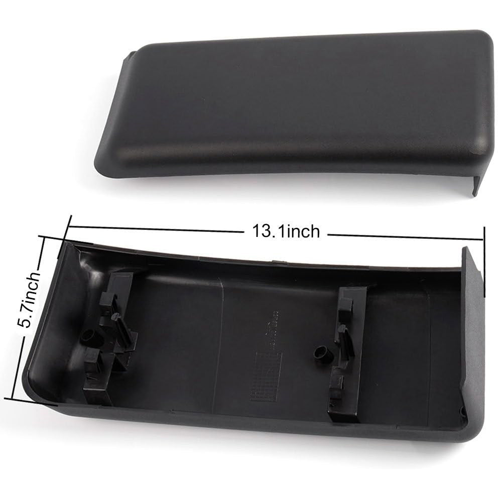 ASTARPRO Compatible with 2009-2014 F150 Bumper Guards Pads Insert Replacements+Front Licenses Plate Frame Bracket Mounting Frame Holder(NOT Compatible with SVT and Ecoboost Models)