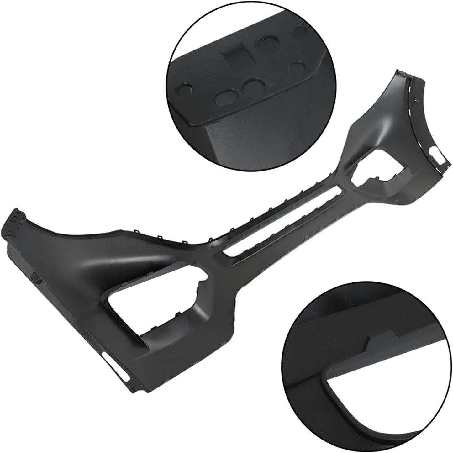 ASTARPRO Front Bumper Primed W/O Auto Park Replacement for Explorer 2020 2021 2022 LB5Z17D957ABPTM LB5Z17D957SAPTM FO1014140