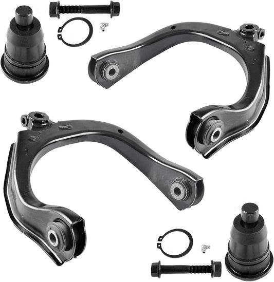 ASTARPRO 4pcs automobile chassis Front Upper Control Arm With Ball Joints Compatible With Buick Rainier Chevy Trailblazer GMC Envoy Oldsmobile Bravada Saab 9-7x