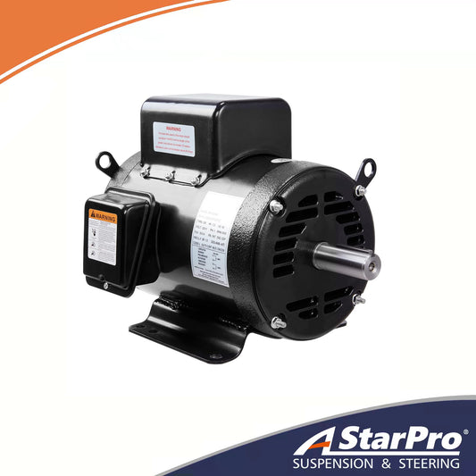 ASTARPRO Air Compressor Electric Motor, 230V 30 Amps, 184T Frame 3450RPM, 1-1/8" Keyed Shaft, CW/CCW Rotation, 2.75" Shaft Length for Air Compressors