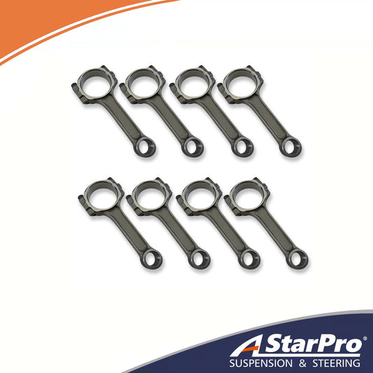 ASTARPRO DEMOTOR PERFORMANCE I Beam Race 5.700" 2.100" .927" 5140 Steel Connecting Rods Press Pin For Chevy SBC 350