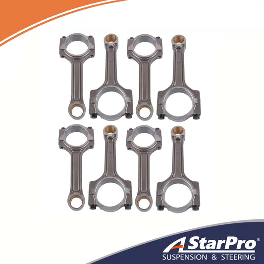 ASTARPRO Set of 8 Connecting Rod Replacement for Buick LaCrosse Chevy Avalanche Silverado 1500 GMC Sierra 1500 Yukon 5.3/6.0/6.2 LS Series Floating Pin Rods 12649190