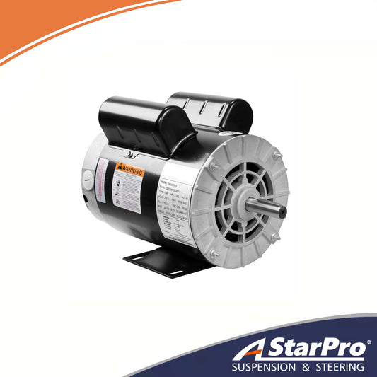 ASTARPRO Air Compressor Electric Motor, 230V 15.0Amps, 56 Frame 3450RPM, 5/8" Keyed Shaft, CW/CCW Rotation, 1.88" Shaft Length for Air Compressors