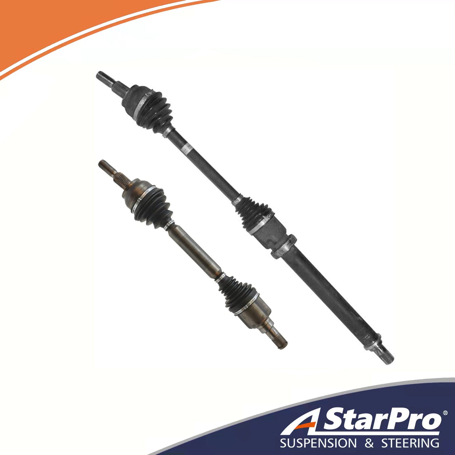 ASTARPRO 2.0L Pair Front CV Axle Shafts for 2012-2018 Ford Focus [Automatic Dual Clutch Transmission] 2013 2014 2015 2016 2017 CV Axle Drive Shafts Assembly Replacement