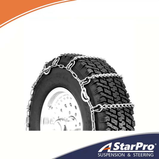 ASTARPRO Driving chains  Quik Grip Light Truck CAM LSH Tire Traction Chain - Set of 2