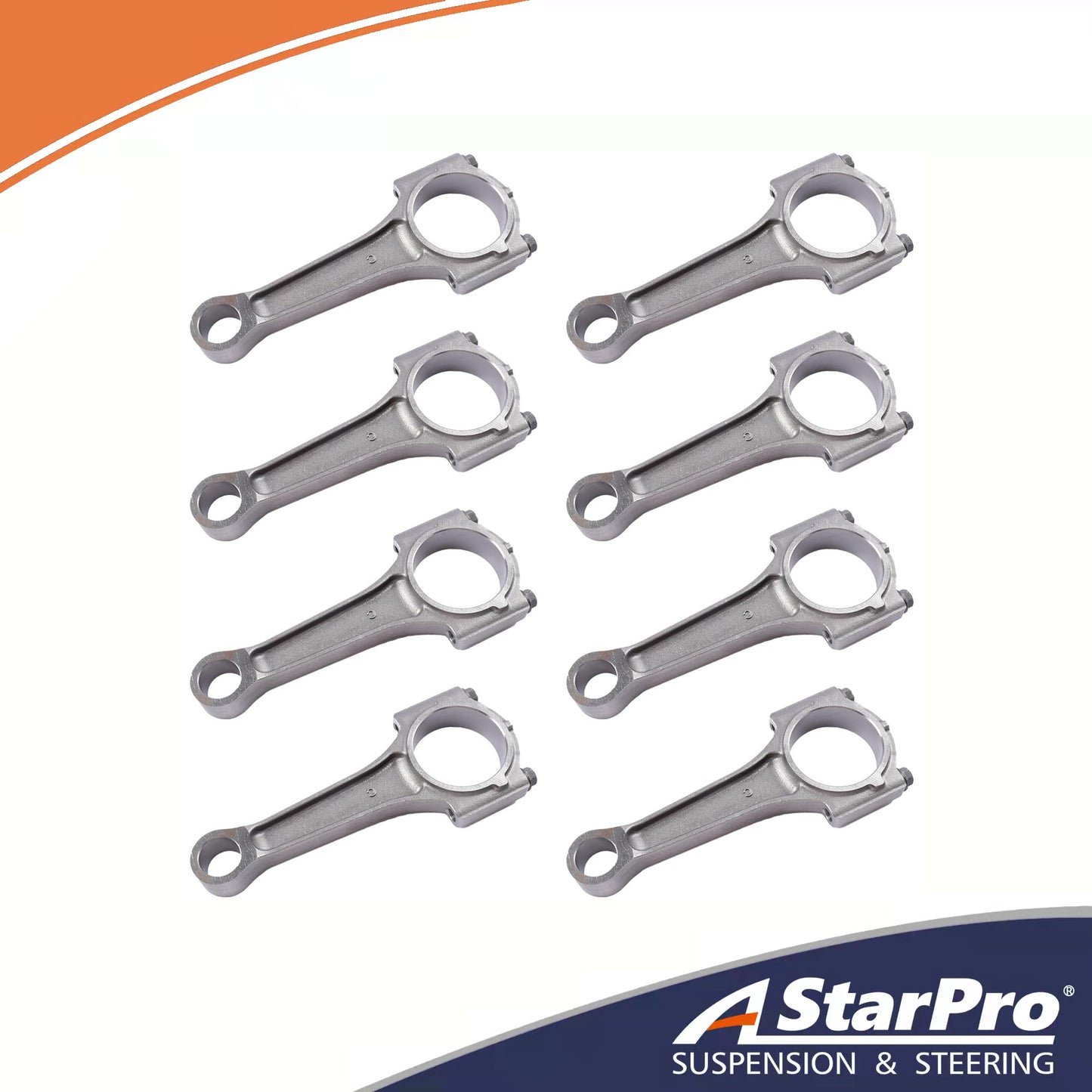 ASTARPRO 2WD Connecting Rods Set of 8 Replacement for 2003-2015 Chrysler Dodge Ram 1500 Jeep 5.7L Hemi 53021538AD