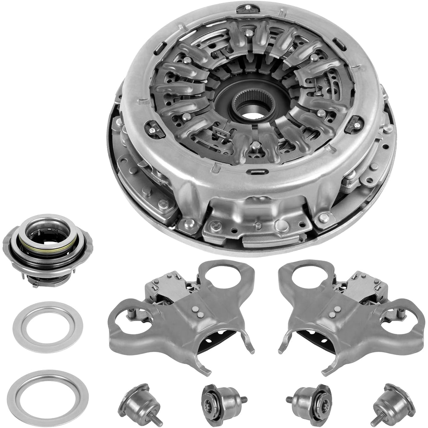 ASTARPRO Auto Transmission Clutch Kit Compatible with Ford Focus Fiesta B-MAX & EcoSport 2011-up with Release Forks Bearing Kit Replace 602000800