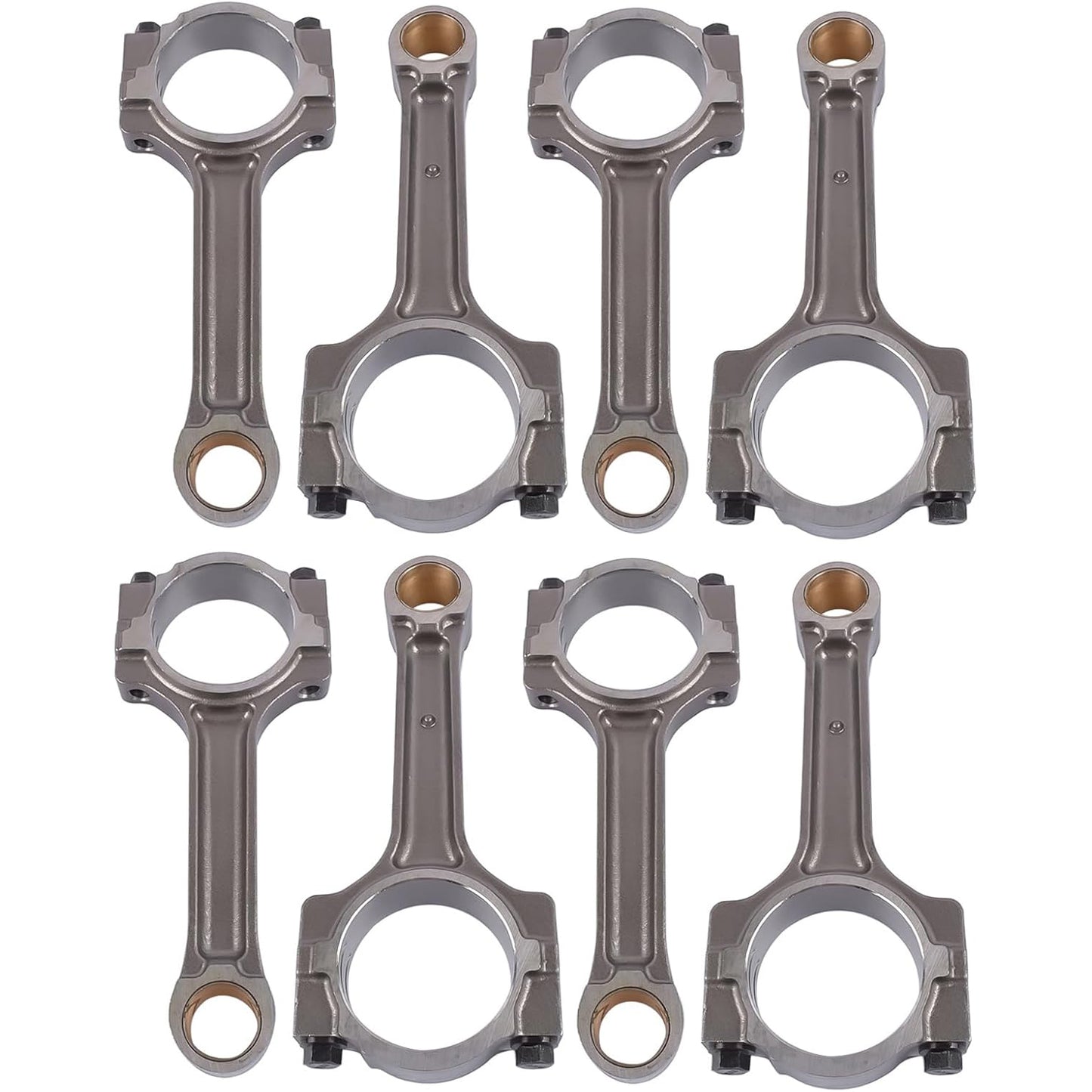 ASTARPRO Set of 8 Connecting Rod Replacement for Buick LaCrosse Chevy Avalanche Silverado 1500 GMC Sierra 1500 Yukon 5.3/6.0/6.2 LS Series Floating Pin Rods 12649190