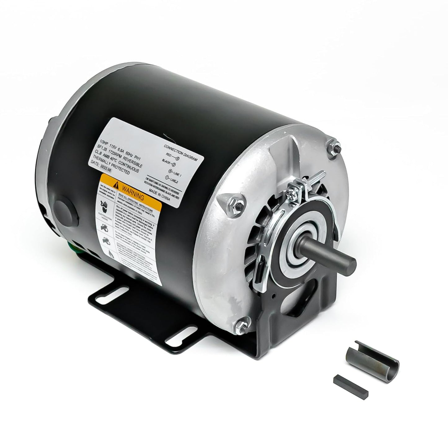 ASTARPRO Belt Drive Motor 1/3 HP 1725 RPM 115 Volts BB Replacement for GF2034