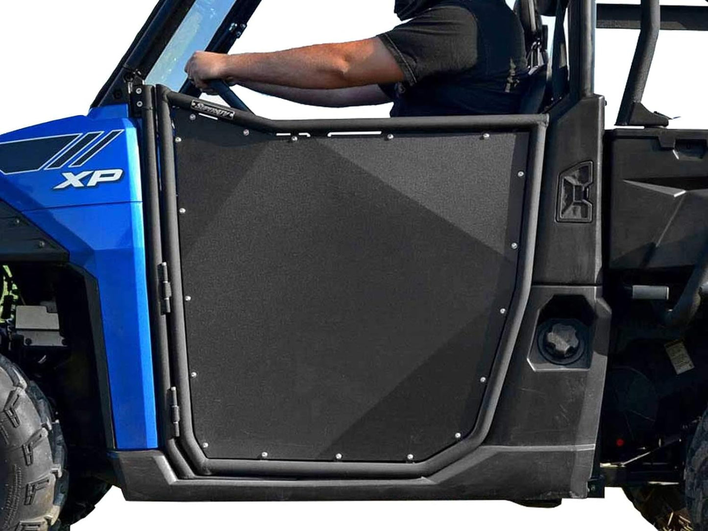 ASTARPRO  Automobile bodies Aluminum Doors for 2013+ Polaris Ranger XP 900 Automotive-style Latch for Easy Entry and Exit | Multi-Bend Aluminum Construction | Easy Installation | Powder-Coated for Durability | 2-Door